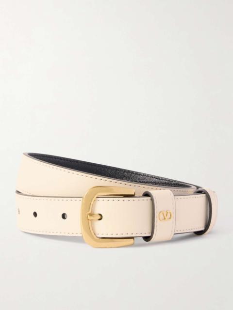 VLogo leather belt Off-white
