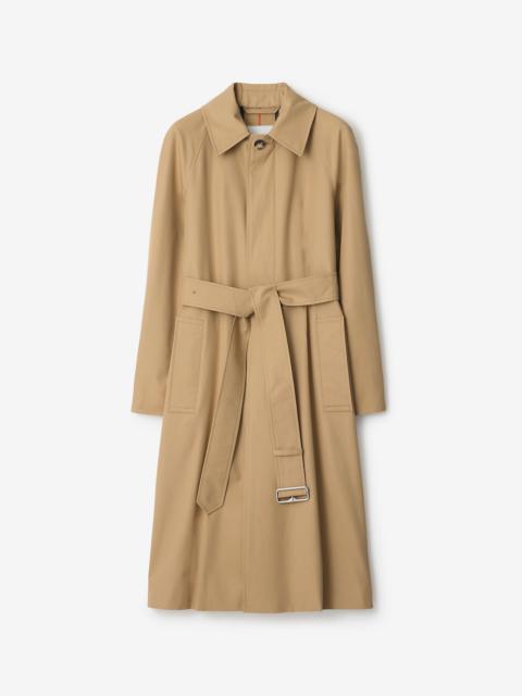 Long Gabardine Car Coat