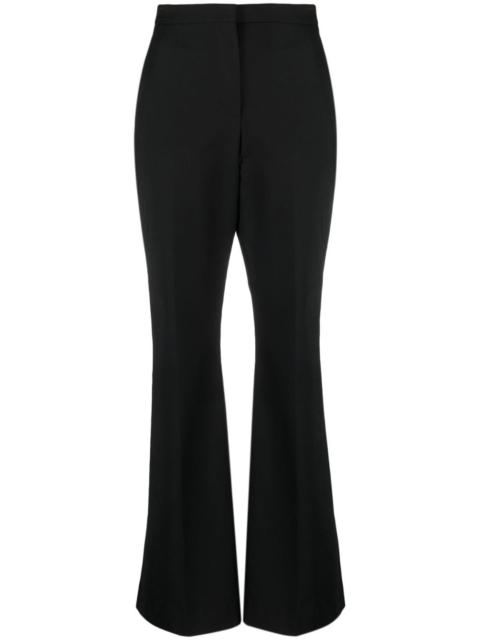 flared tailored trousers