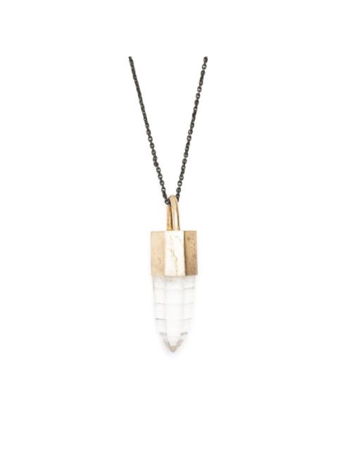 Talisman quartz pendant necklace