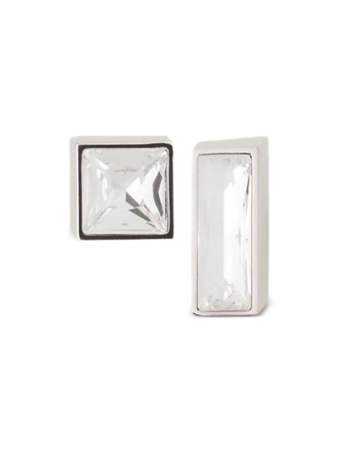 rectangle stud earrings
