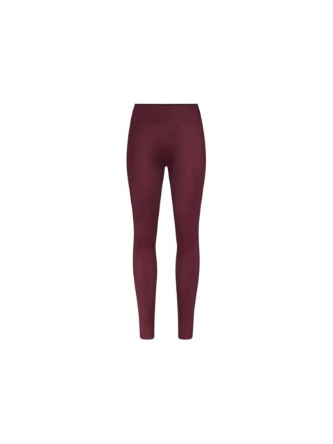 Nike x SKIMS Women's Shine Bonded Waist 26" Legging Currant
