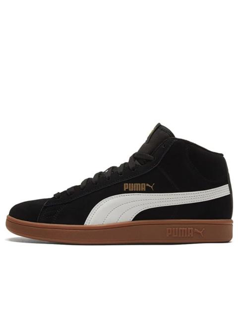 PUMA Smash V2 Mid 'Black White Brown' 366923-09