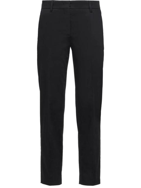 cropped tailored trousers