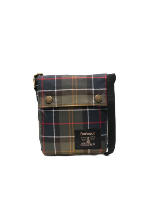 tartan messenger bag