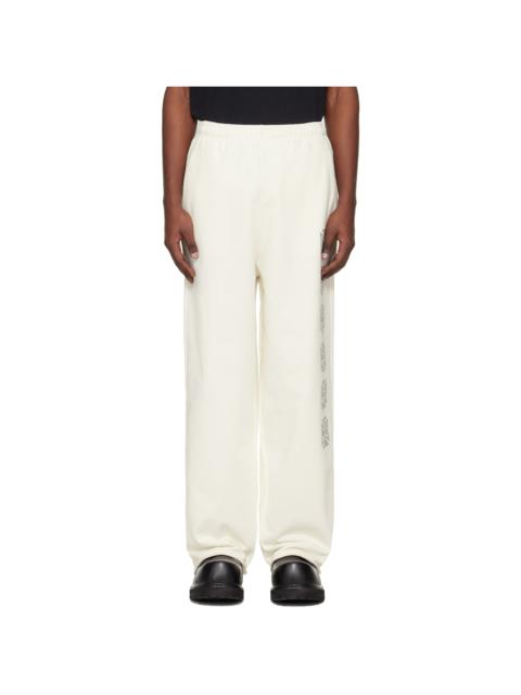 Off-White Biker Cross Stripe Sweatpants