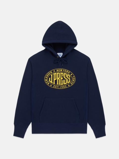 MADE IN USA J. PRESS VINTAGE SEAL LOGO HOODIE