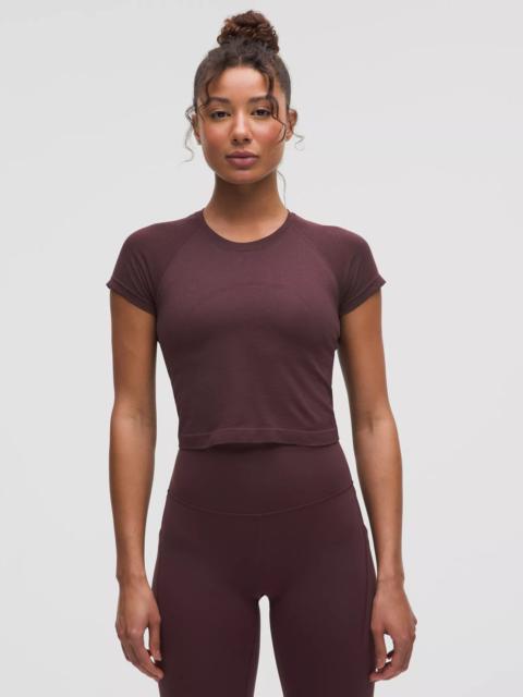 Swiftly Tech Cropped Short-Sleeve Shirt 2.0