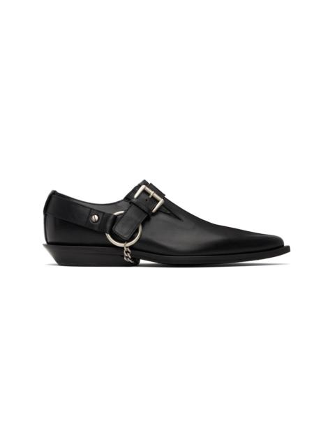 Black Danby Pointy Cowboy Loafers