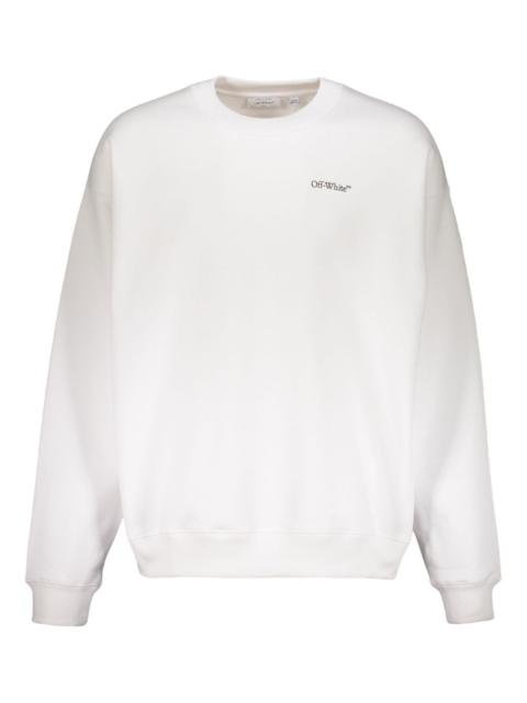 long-sleeve round-collar sweatshirt
