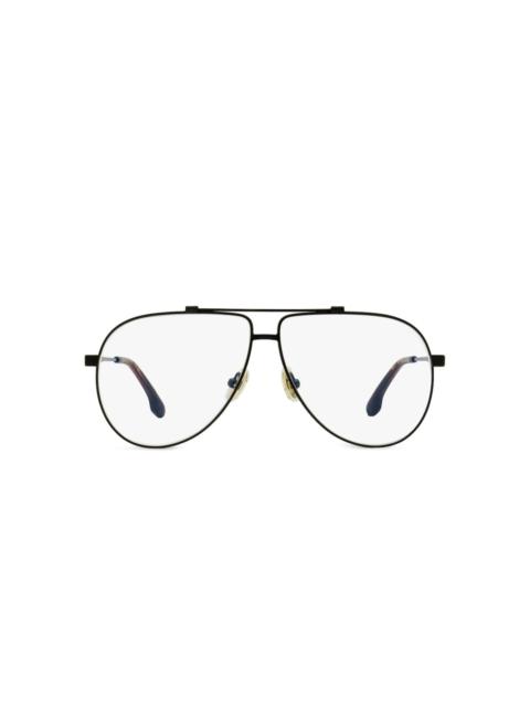 2137 pilot-frame glasses