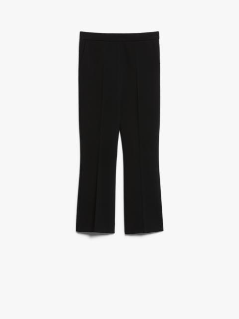 PARATA Cropped sablé trousers