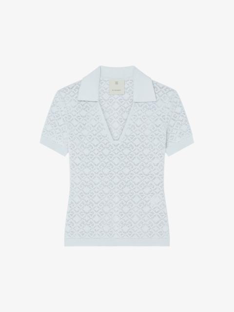 SLIM FIT POLO IN MONOGRAM 72 JACQUARD