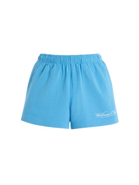 Wellness Club Cotton Disco Shorts blue