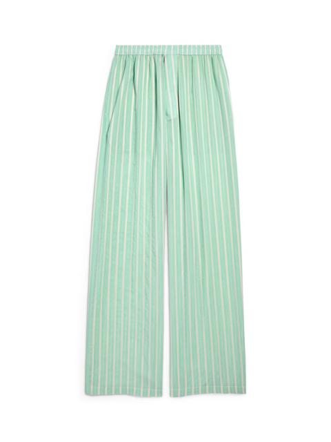 Large Pyjama Pants in Green/white
