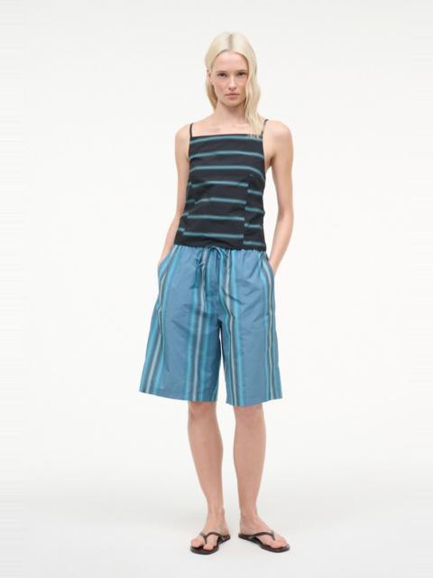 STAUD MATEO BERMUDA SHORT MARINA STRIPE