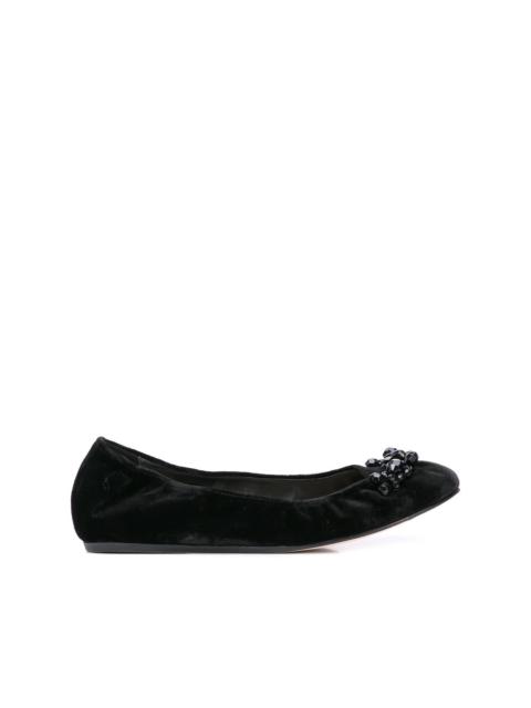 embellished ballerinas