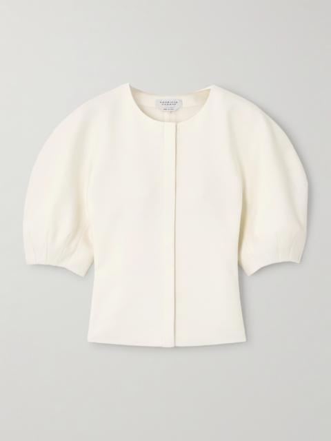 Waverly Wool-crepe Blouse