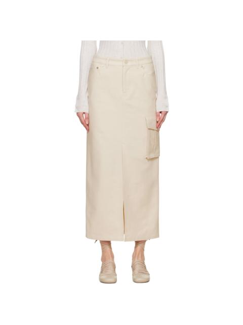 Off-White Cargo Maxi Skirt