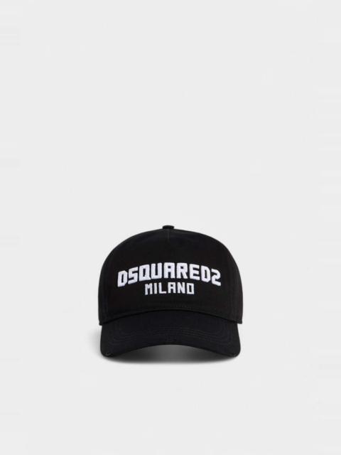 DSQUARED2 MILANO PATCH BASEBALL CAP