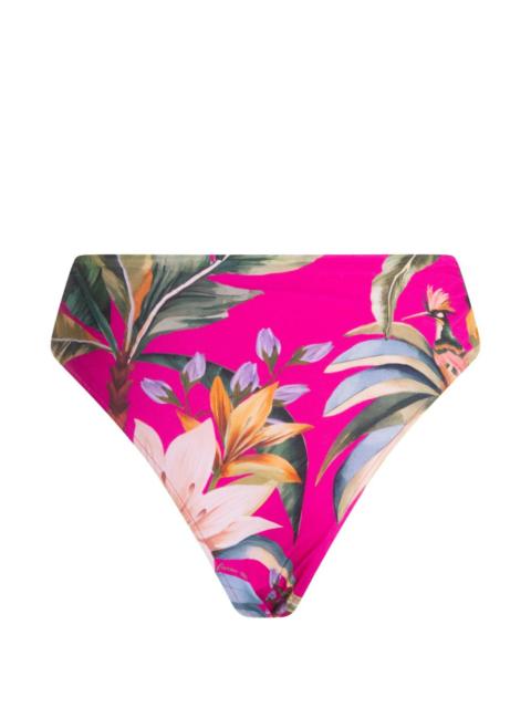 floral-print bikini bottoms