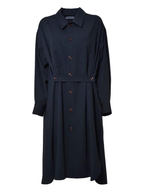 wool shirtdress