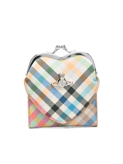 heart-shape check wallet
