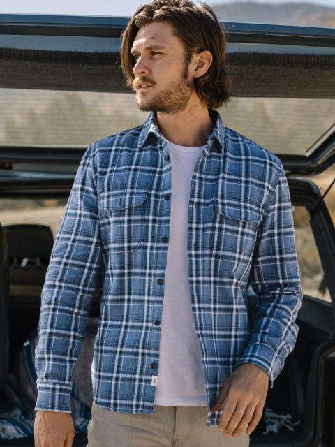 The Brace Vintage Nep Flannel - Daydream Blue