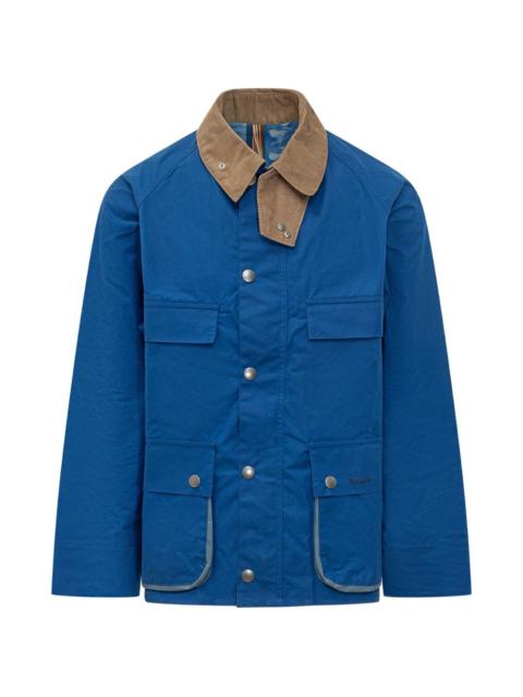 x Paul Smith corduroy-collar pocket jacket