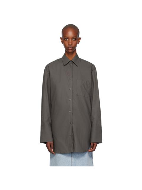 Khaki Helen Organic Cotton Long Shirt