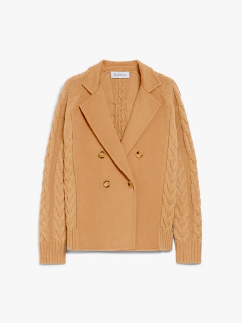 MICIO Wool and cashmere pea coat