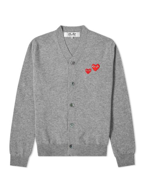 Comme des Garcons Play Double Heart Cardigan