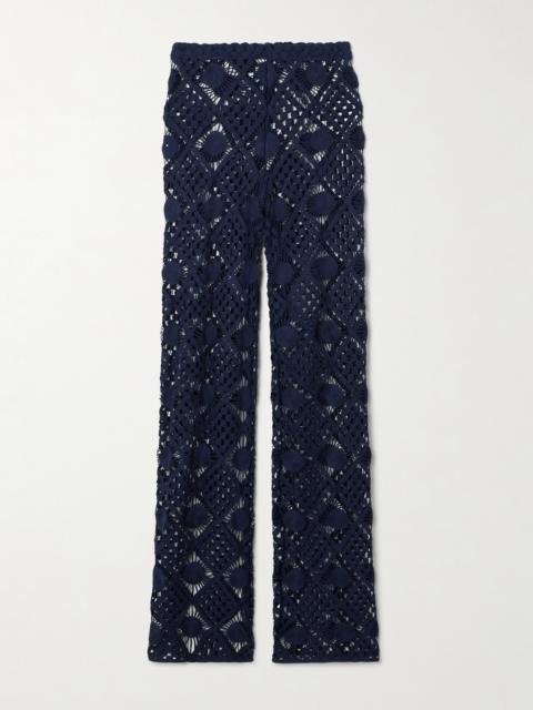 Playa Crocheted Cotton Pants