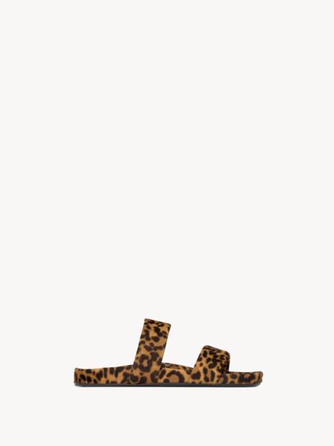 NICHOLS SLIDES IN PONY HAIR LEATHER