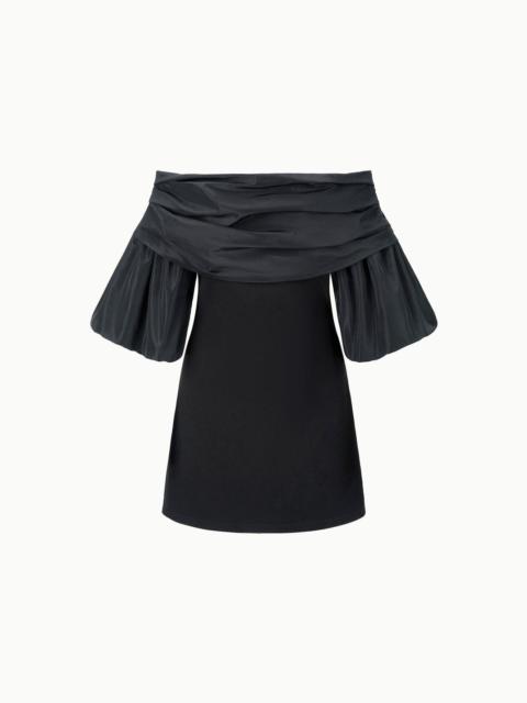 STAUD HARPER DRESS BLACK