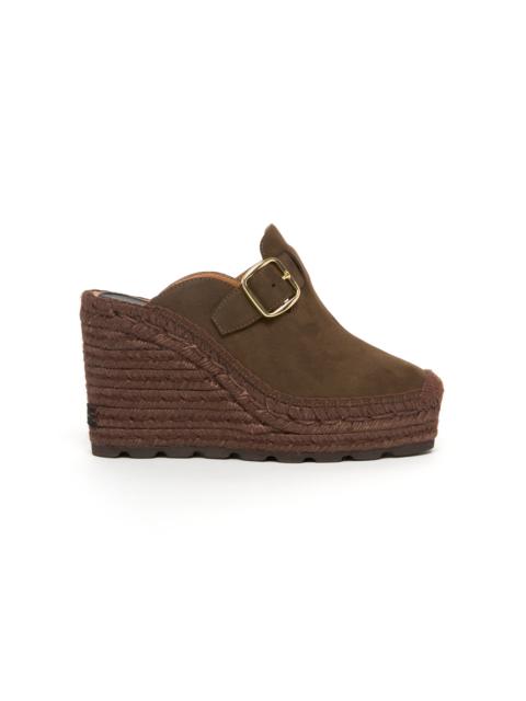 Gaia Clog Alter Suede brown
