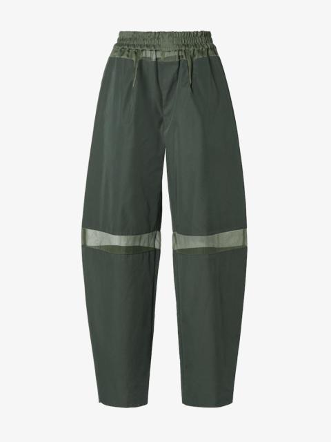 Pants Green technical gabardine pants