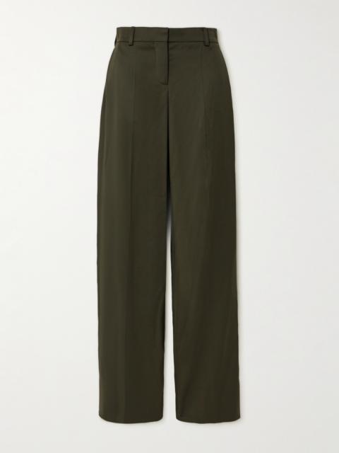 Wool Wide-leg Pants