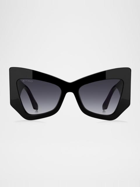 Etromania Acetate Butterfly Sunglasses