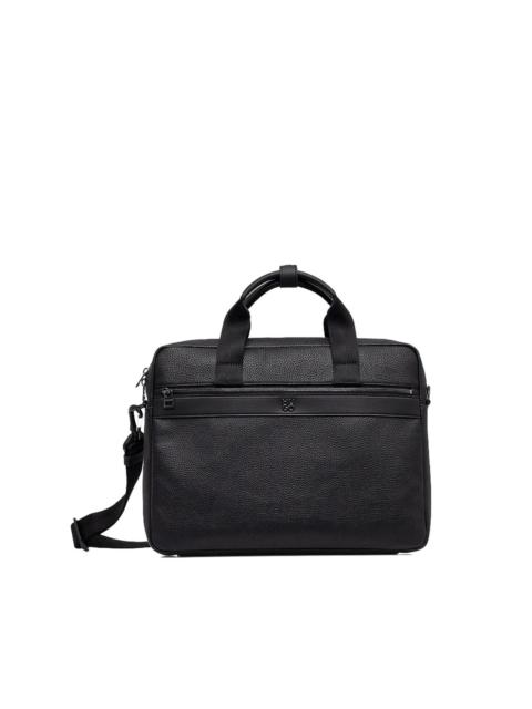 logo-plaque laptop bag