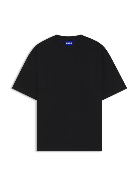 COTTON JERSEY T-SHIRT WITH CURVED LOGO