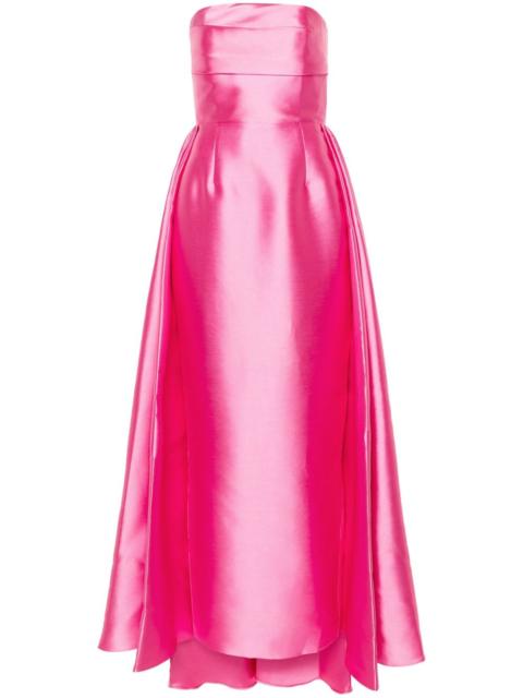 Tiffany strapless maxi dress