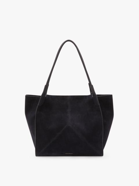 Victoria Tote Large In Navy Suede