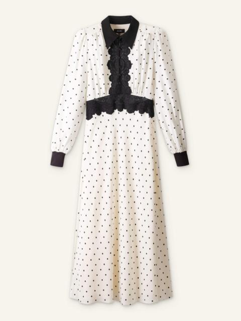 Lace Trim Maxi Dress