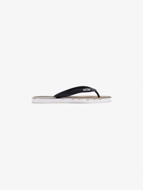 Ray of Gold Print Rubber Flip-Flops