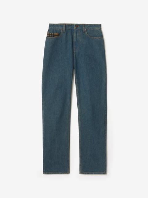 Mid-rise Straight Jeans