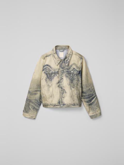 Sand-black Denim Jacket