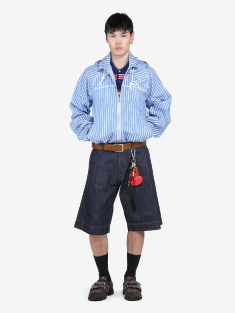 STRIPED HOODIE JACKET