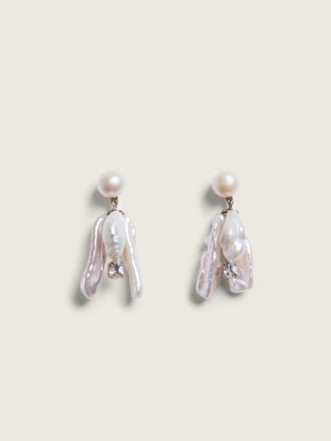 Pearl & Crystal Bloom Earrings