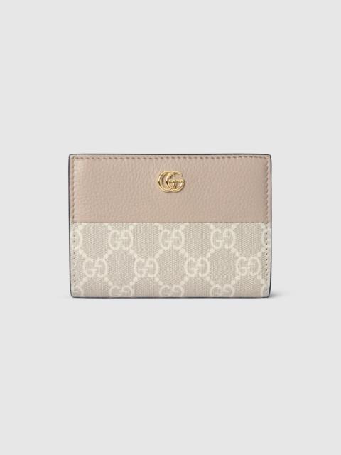 Bi-color GG Marmont small wallet